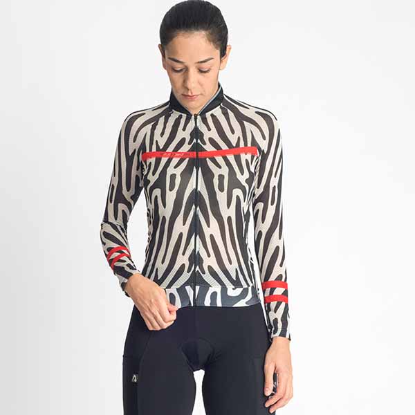 Jersey Manga Longa Feminina Zebra