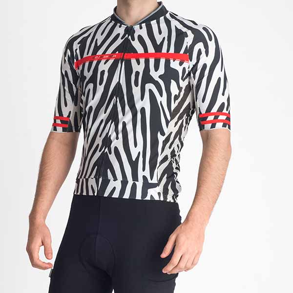 Jersey Manga Curta Masculina Zebra