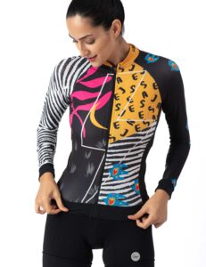 Camisa Ciclismo Fem. Manga Longa Patch